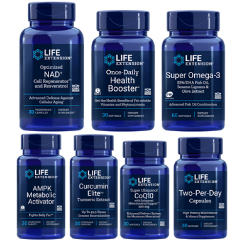 Life Extension Advanced Health Essentials Kit with Two-Per-Day Capsules