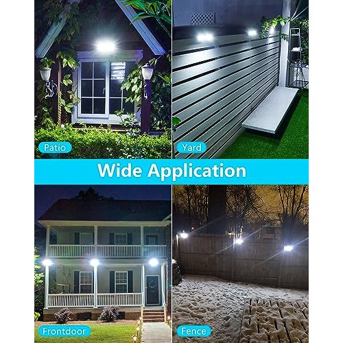 LIFENGSOLER Motion Sensor Outdoor Lights, 36LEDs Clip on Solar Lig...