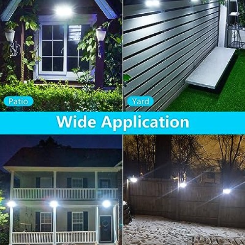 LIFENGSOLER Motion Sensor Outdoor Lights, 36LEDs Clip on Solar Lig...