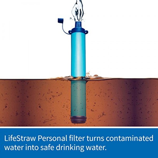 LifeStraw Personal Water Filter for Hiking, Camping, Travel, and E...