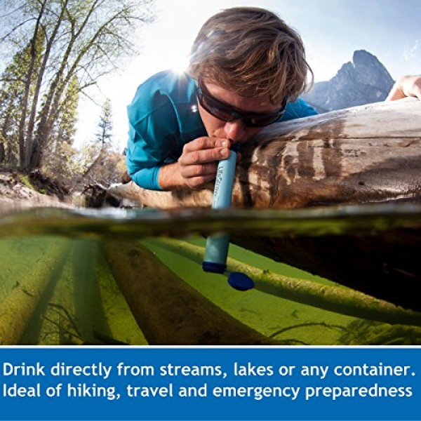 LifeStraw Personal Water Filter for Hiking, Camping, Travel, and E...