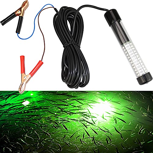Lightingsky 12V 10.8W 180 LEDs 1080 Lumens LED Submersible Fishing...