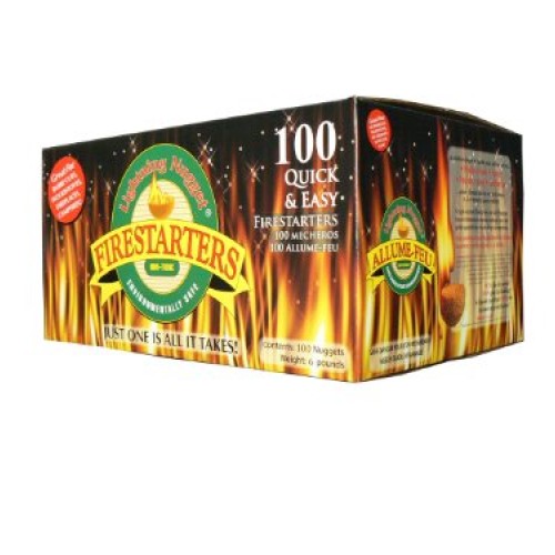 Lightning Nuggets N100SEB Super Economy Box Fire Starter 100, Coun...