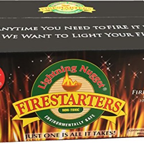 Lightning Nuggets N100SEB Super Economy Box Fire Starter 100, Coun...