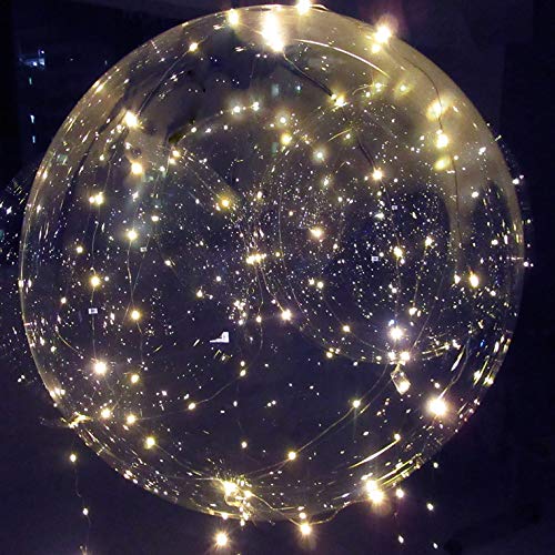 Lightsfevers warm white led balloons with batteries party balloons...