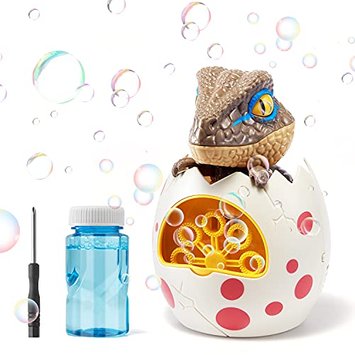 LiKee Automatic Bubble Machine Dinosaur Bubble Maker Bubble Blower...