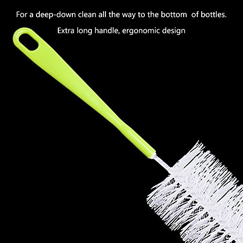 LiKee Long Bottle Cleaning Brush 18 Extra Long x 2.17 Extra Wide...