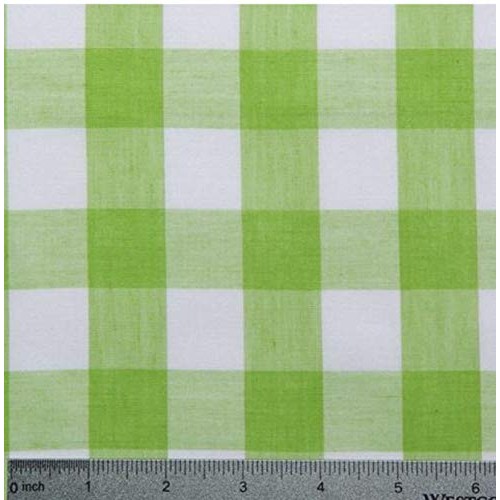 Checkered 1 Gingham Poly Cotton Buffalo Check Fabric by The Yard,...