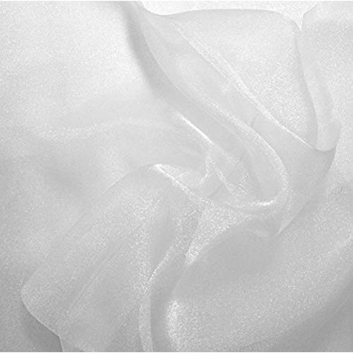 Crystal Sheer Organza Fabric by The Yard, 58/60 Inch Width, All Co...