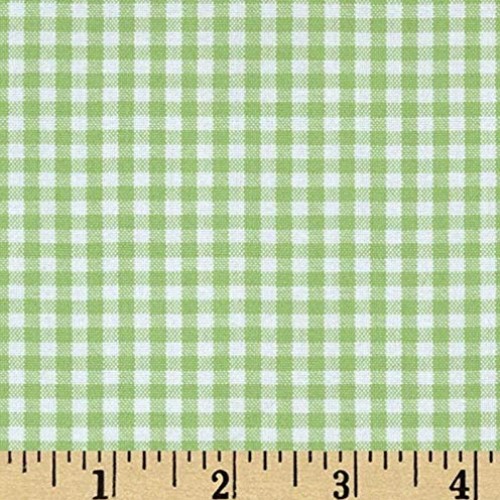 Gingham 1/8 Inch Checkered 100% Polyester Fabric by The Yard, 58/...