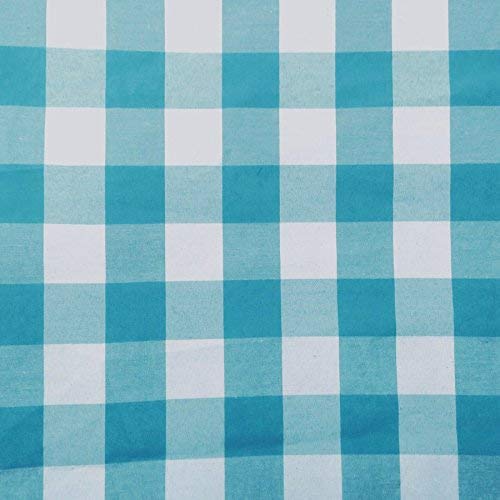 Checkered 1” Gingham Poly Cotton Buffalo Check Fabric by The 5 Yar...