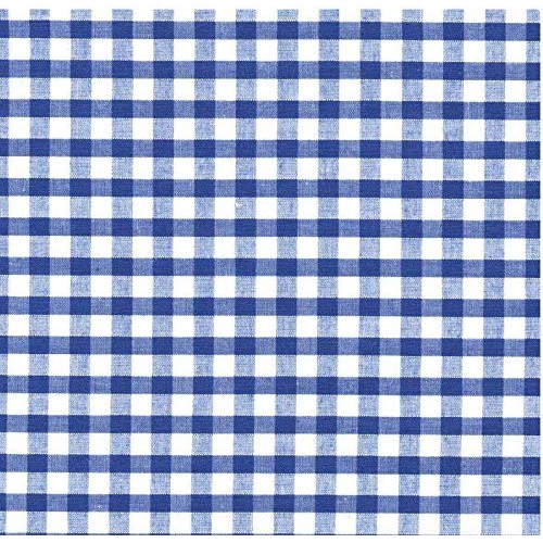 Gingham 1/4 Inch Checkered Poly Cotton Fabric by The Yard, 58”/...