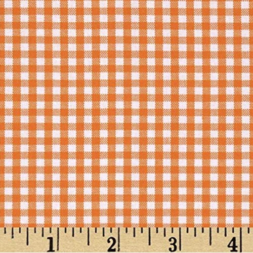 Gingham 1/8 Inch Checkered Poly Cotton Fabric by The Yard, 58”/60”...