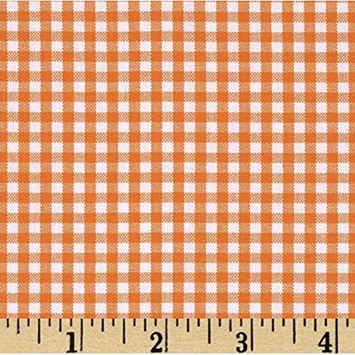 Gingham 1/8 Inch Checkered Poly Cotton Fabric by The Yard, 58”/60”...