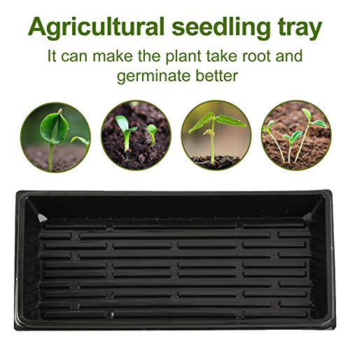 5 PCS Plant Growing Trays No Drain Holes - 22 x 11.8 - Perfect...