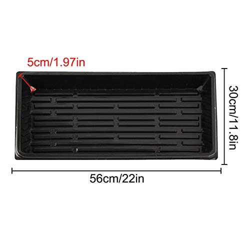 5 PCS Plant Growing Trays No Drain Holes - 22 x 11.8 - Perfect...