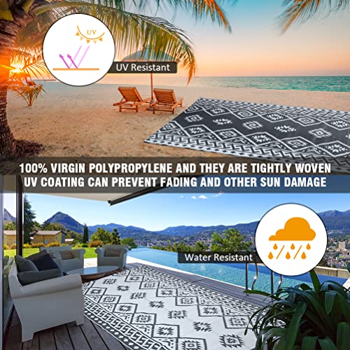 LILIOFFIC Reversible Mats - Plastic Straw Rug, 5 x 8 Outdoor Rug...
