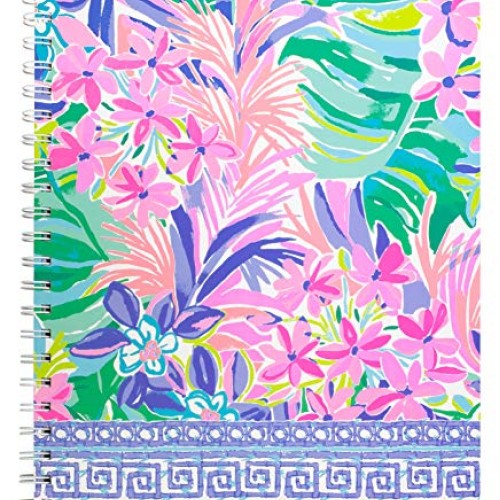 Lilly Pulitzer Large Hardcover Spiral Notebook, 11 x 9.5 with 16...