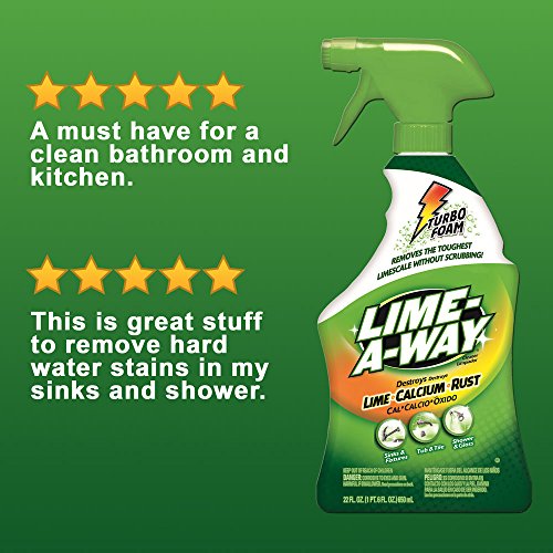Lime-A-Way Bathroom Cleaner, 32 fl oz Bottle, Removes Lime Calcium...
