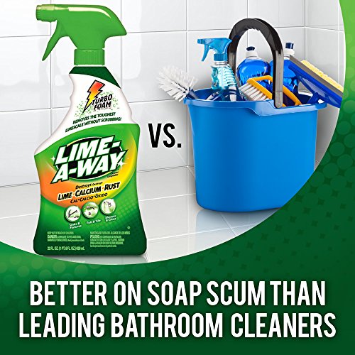 Lime-A-Way Bathroom Cleaner, 32 fl oz Bottle, Removes Lime Calcium...