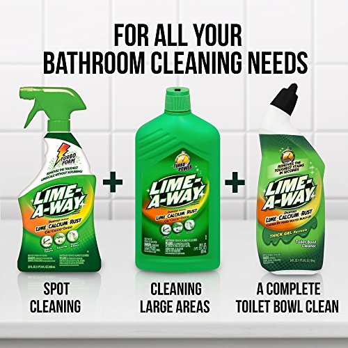 Lime-A-Way Bathroom Cleaner, 32 fl oz Bottle, Removes Lime Calcium...