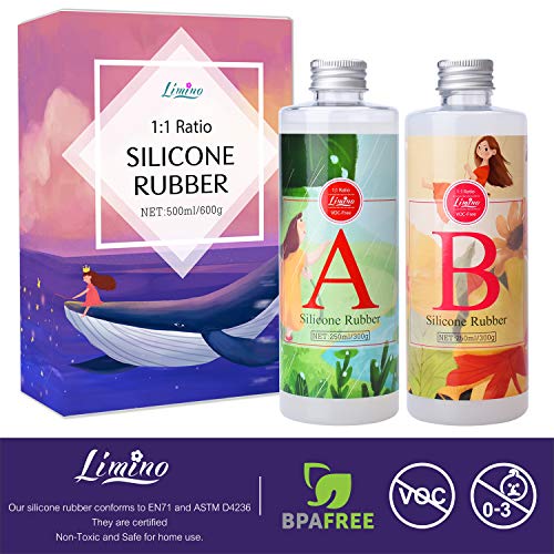 Silicone Molds Making Kit - Translucent Liquid Silicone Rubber for...
