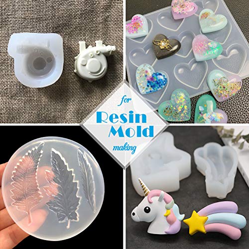 Silicone Molds Making Kit - Translucent Liquid Silicone Rubber for...