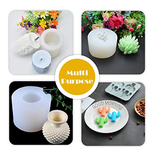 Silicone Molds Making Kit - Translucent Liquid Silicone Rubber for...