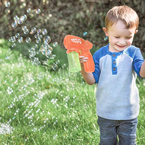 Exclusive Summer Fun Play Day Light Up Bubble Blaster with 4oz Bub...