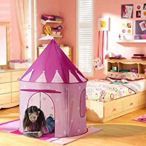 Kids Play Tent with Light Princess Castle Children Playhouse Bonus...