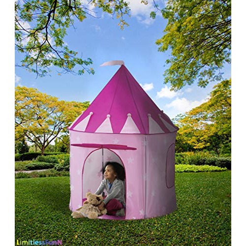Kids Play Tent with Light Princess Castle Children Playhouse Bonus...