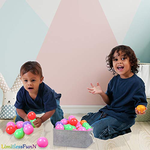 LimitlessFunN Multicolored Play Balls for Kids Toddles, BPA Free &...