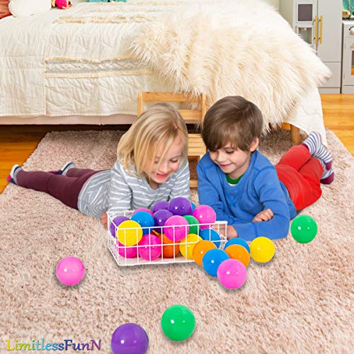 LimitlessFunN Multicolored Play Balls for Kids Toddles, BPA Free &...