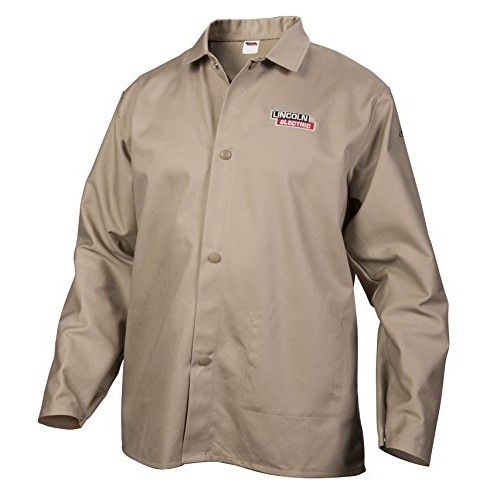 Lincoln Electric Khaki X-Large Flame Retardant Cloth Welding Shirt