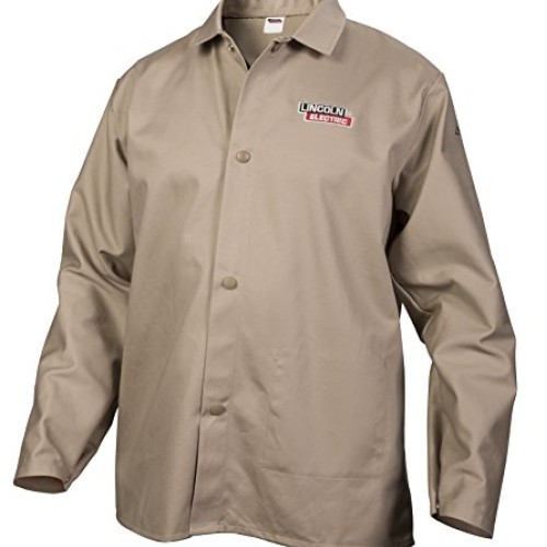 Lincoln Electric Khaki X-Large Flame Retardant Cloth Welding Shirt