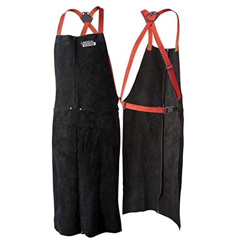 Lincoln Electric Leather Welding Apron | 42 Length | Adjustable F...