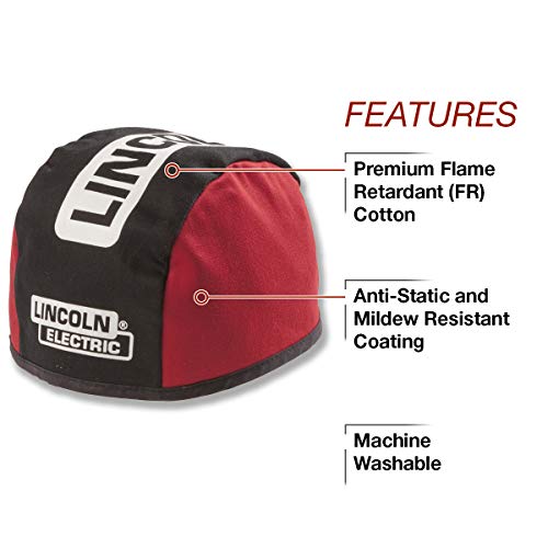 Lincoln Electric Welding Beanie | Flame Resistant FR | Black & R...