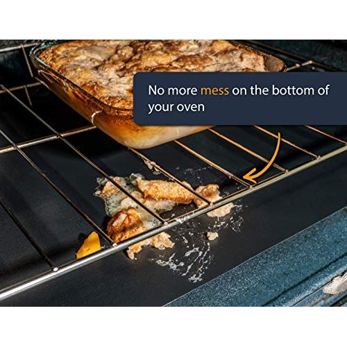 Oven Liners for Bottom of Oven - 2 Pack Large Heavy Duty Mats, 17”...