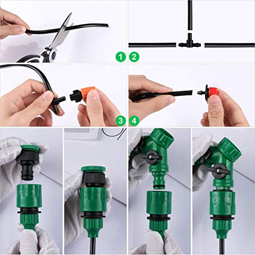 LINEX Drip Irrigation Kit System Automatic Watering Equipment Tubi...