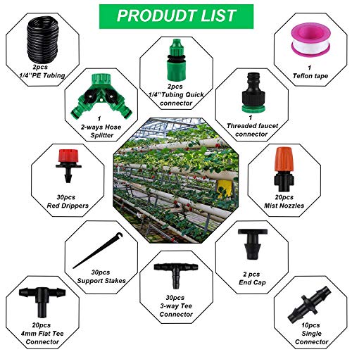 LINEX Drip Irrigation Kit System Automatic Watering Equipment Tubi...