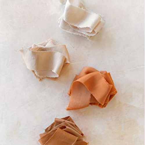 Lings moment Handmade Fringe Chiffon Silk-Like Ribbon Smooth Ribb...