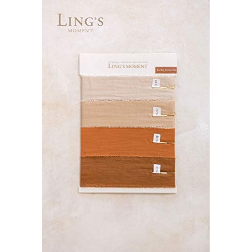 Lings moment Handmade Fringe Chiffon Silk-Like Ribbon Smooth Ribb...