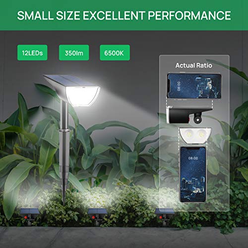 Linkind StarRayS Solar Outdoor Lights Waterproof IP67, 2-in-1 Sola...