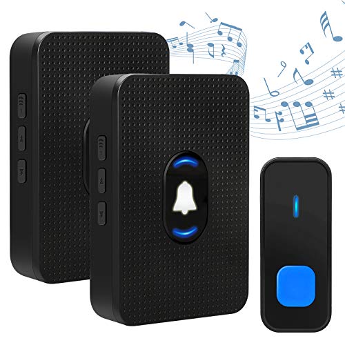 Wireless Door Bell, Waterproof Doorbell Chime for Home, Door Bell ...