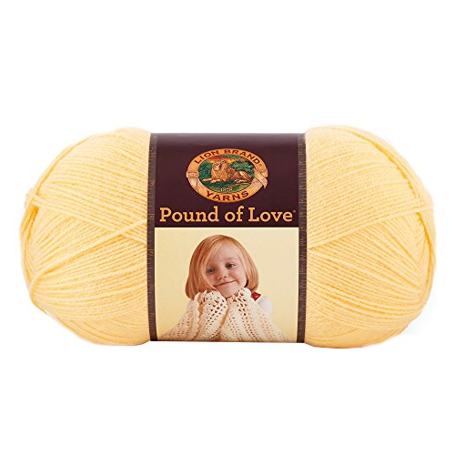 Lion Brand Yarn 550-158 Pound of Love Yarn, Each, Honey Bee