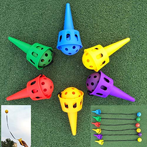 LIOOBO 2pcs Scoop Ball Catch Ball Game Set Launch Balls Kids Outdo...