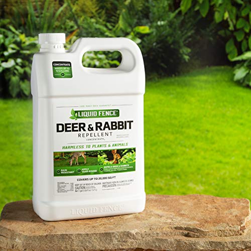 Liquid Fence Deer & Rabbit Repellent Concentrate, 1-Gallon