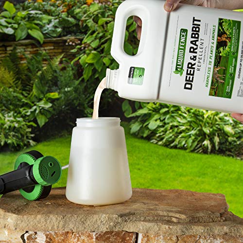 Liquid Fence Deer & Rabbit Repellent Concentrate, 1-Gallon