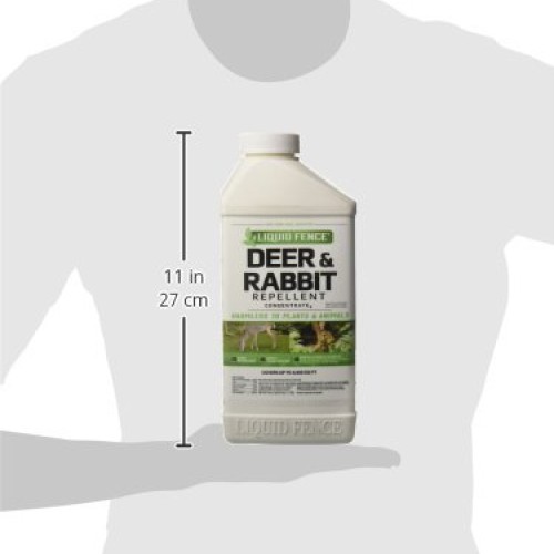 Liquid Fence Deer & Rabbit Repellent Concentrate, 40-Ounce