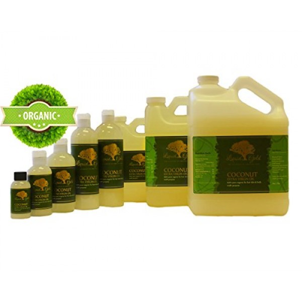 12 Oz Coconut Extra Virgin Oil 100% Pure Organic Moisturizing Oil ...